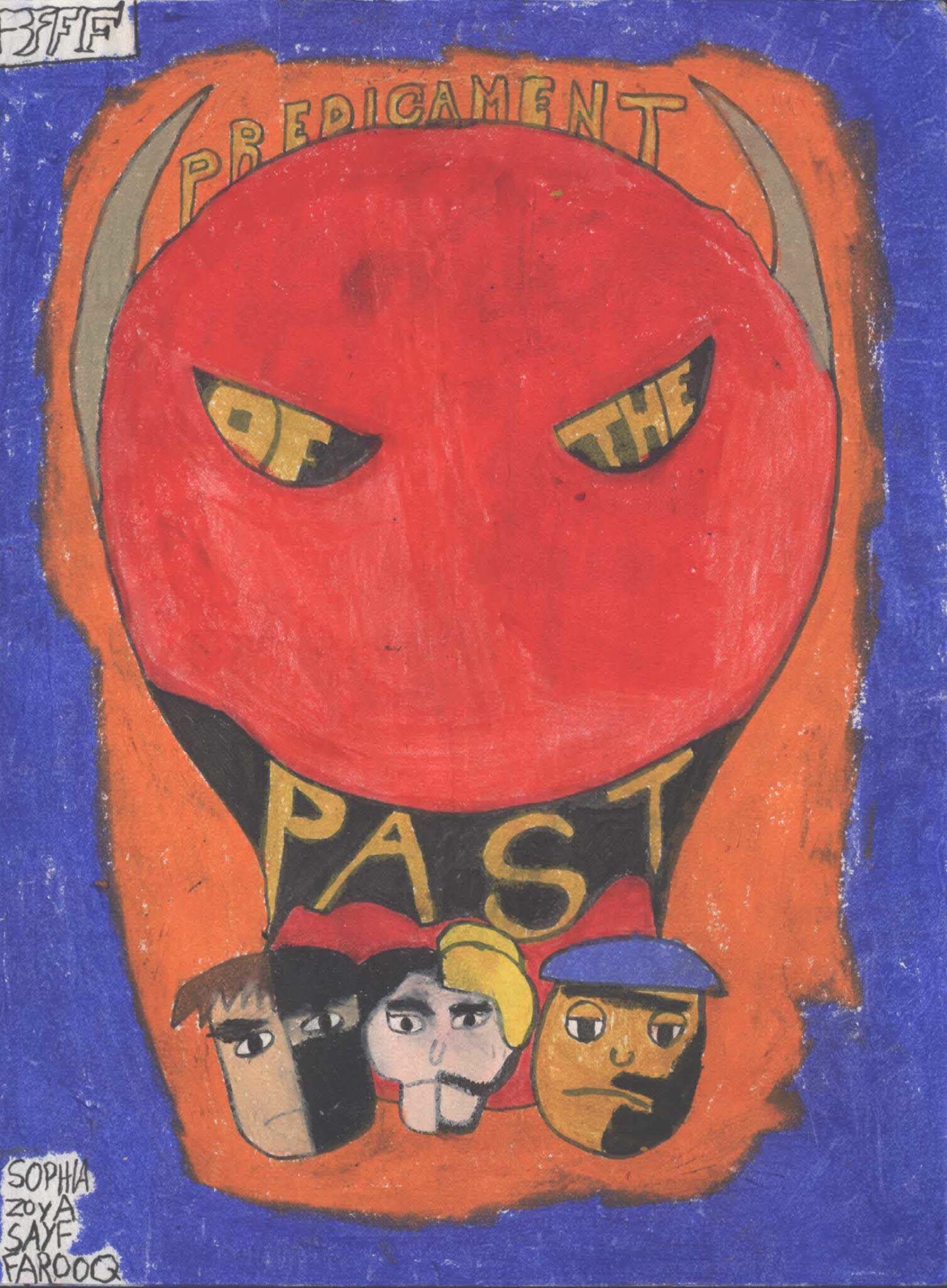 Illustrated comic cover for Predicament of the Past.
