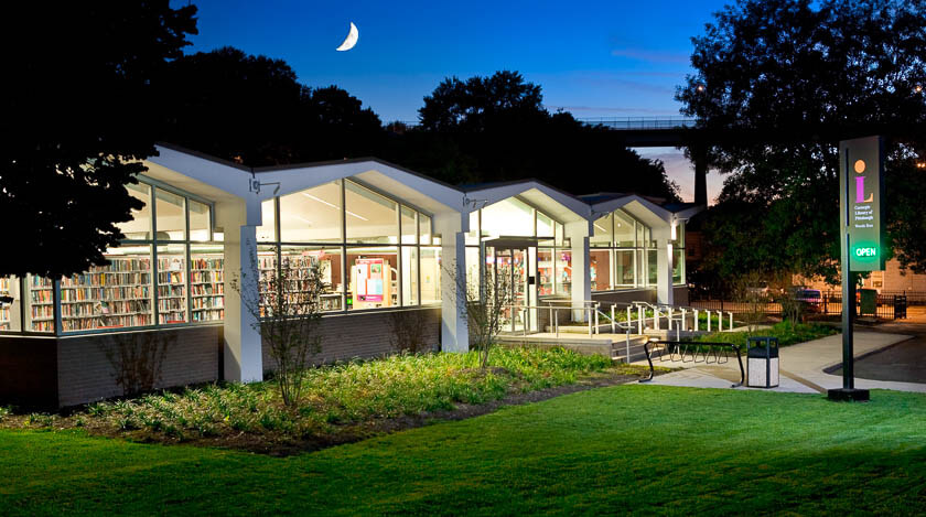Carnegie Library of Pittsburgh – Woods Run Exterior